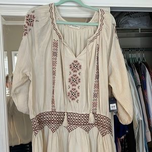 Lucky Brand boho dress, XL never worn NWT